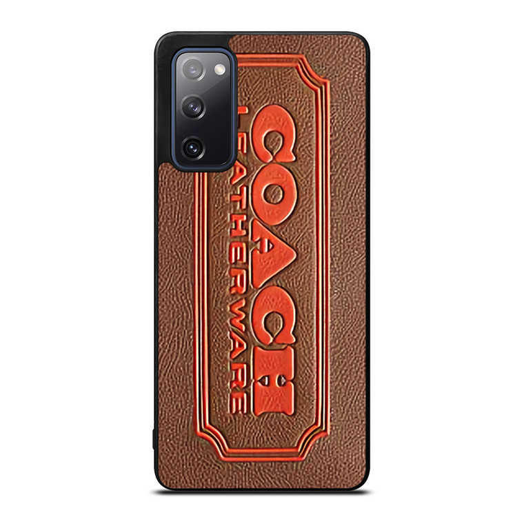 COACH LEATHERWARE EMBOSS Samsung Galaxy S20 FE Case Cover