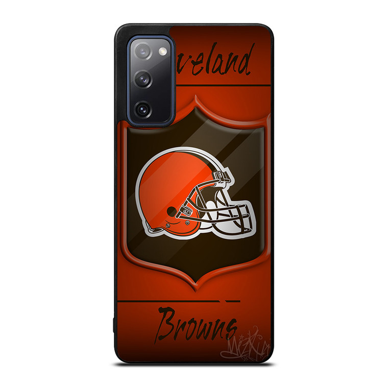 CLEVELAND BROWNS HELMET LOGO Samsung Galaxy S20 FE Case Cover