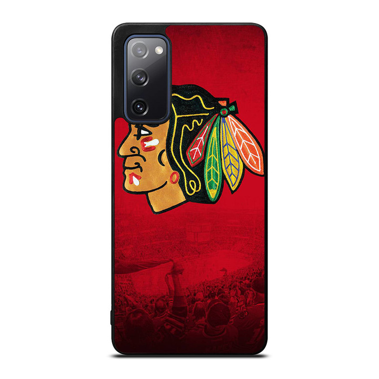 CHICAGO BLACKHAWKS NHL ICON Samsung Galaxy S20 FE Case Cover