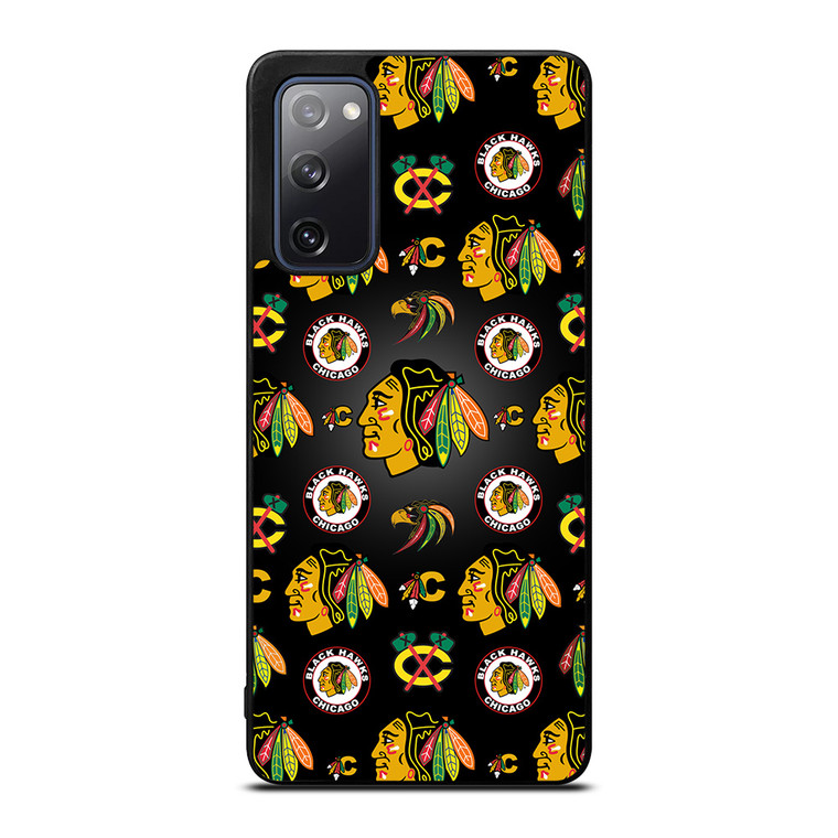 CHICAGO BLACKHAWKS COLLAGE LOGO Samsung Galaxy S20 FE Case Cover