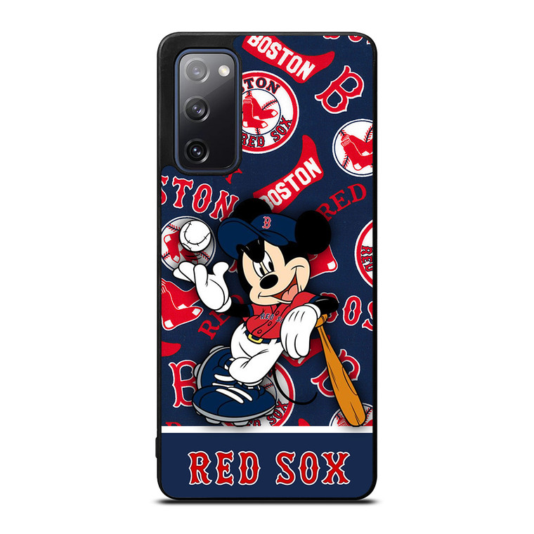 BOSTON RED SOX MICKEY MOUSE Samsung Galaxy S20 FE Case Cover