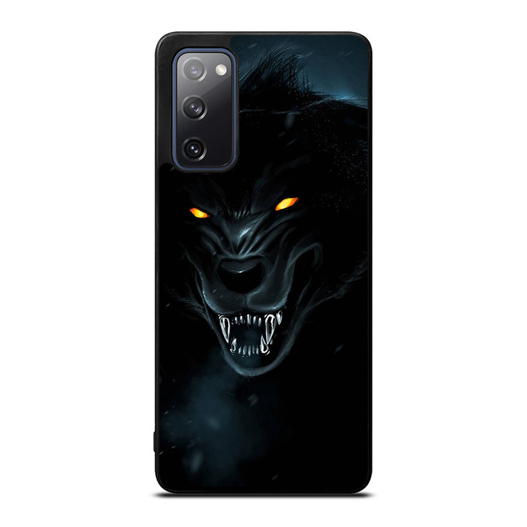 BLACK WILD WOLF Samsung Galaxy S20 FE Case Cover