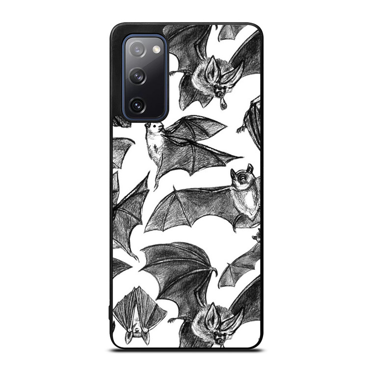 BAT HAND DRAWING PATTERN Samsung Galaxy S20 FE Case Cover