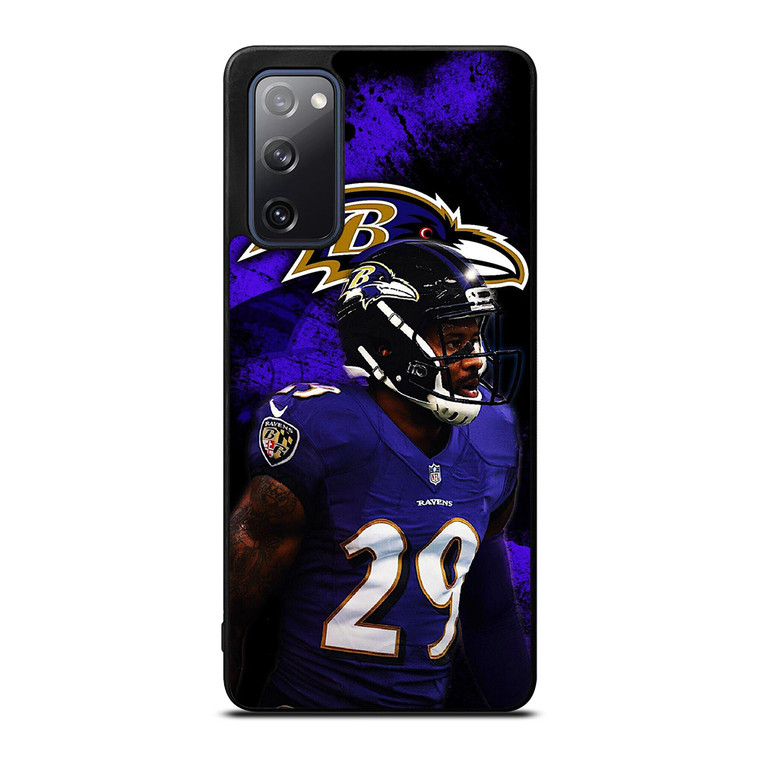 BALTIMORE RAVENS MARLON HUMPHREY 29 NFL Samsung Galaxy S20 FE Case Cover