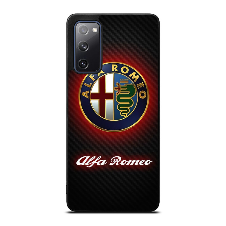ALFA ROMEO RED CARBON LOGO Samsung Galaxy S20 FE Case Cover