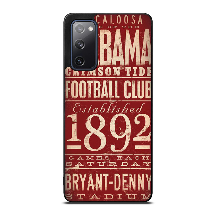 ALABAMA CRIMSON TIDE FOOTBALL CLUB 1892 Samsung Galaxy S20 FE Case Cover