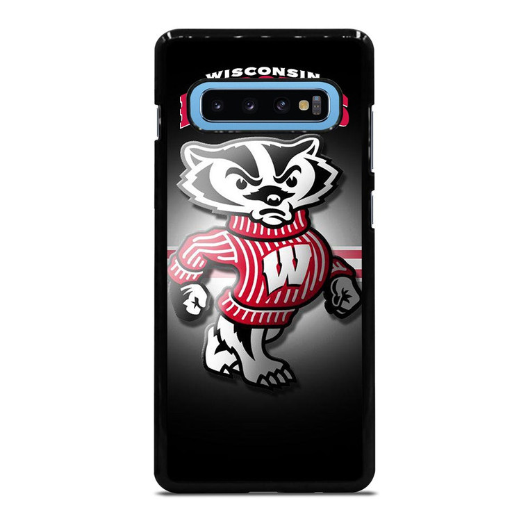 WISCONSIN BADGER FOOTBALL LOGO Samsung Galaxy S10 Plus Case Cover