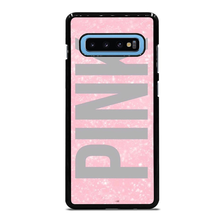 VICTORIA'S SECRET PINK SPARKLE LOGO Samsung Galaxy S10 Plus Case Cover