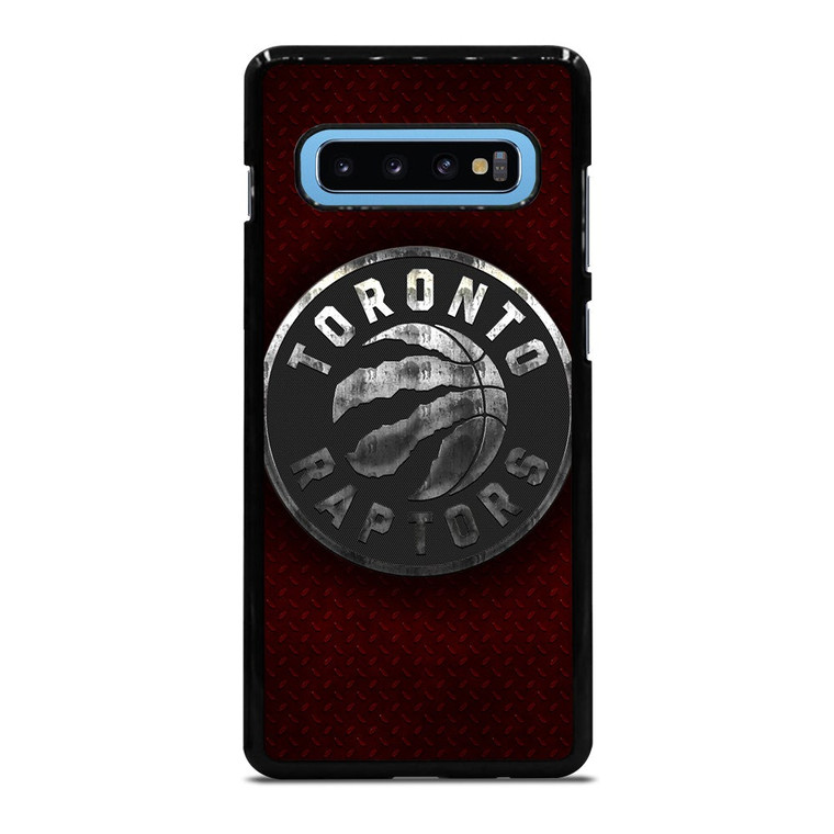 TORONTO RAPTORS RED METAL Samsung Galaxy S10 Plus Case Cover