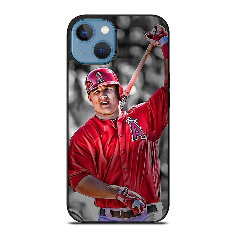 MIKE TROUT BASEBALL LOS ANGELES ANGELS iPhone 13 Case Cover