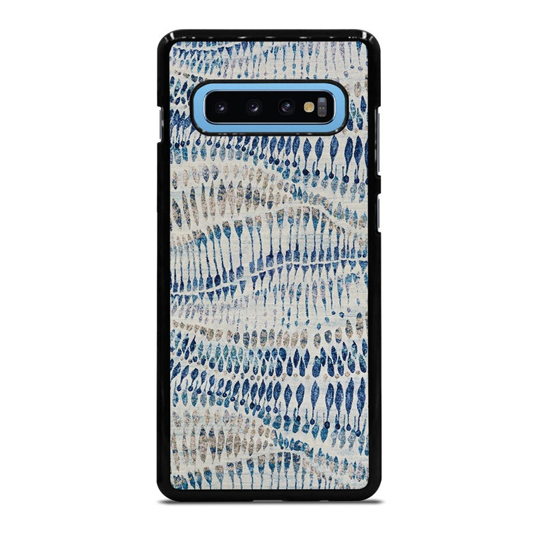 STRETCHED WAVY CHIFFON FABRIC Samsung Galaxy S10 Plus Case Cover