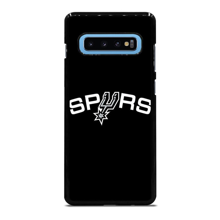 SAN ANTONIO SPURS LOGO BLACK Samsung Galaxy S10 Plus Case Cover