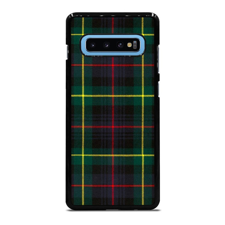 RED YELLOW TARTAN PLAID PATTERN Samsung Galaxy S10 Plus Case Cover