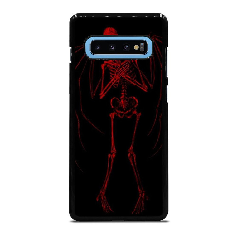 RED SKELETON HEARTBREAKING Samsung Galaxy S10 Plus Case Cover