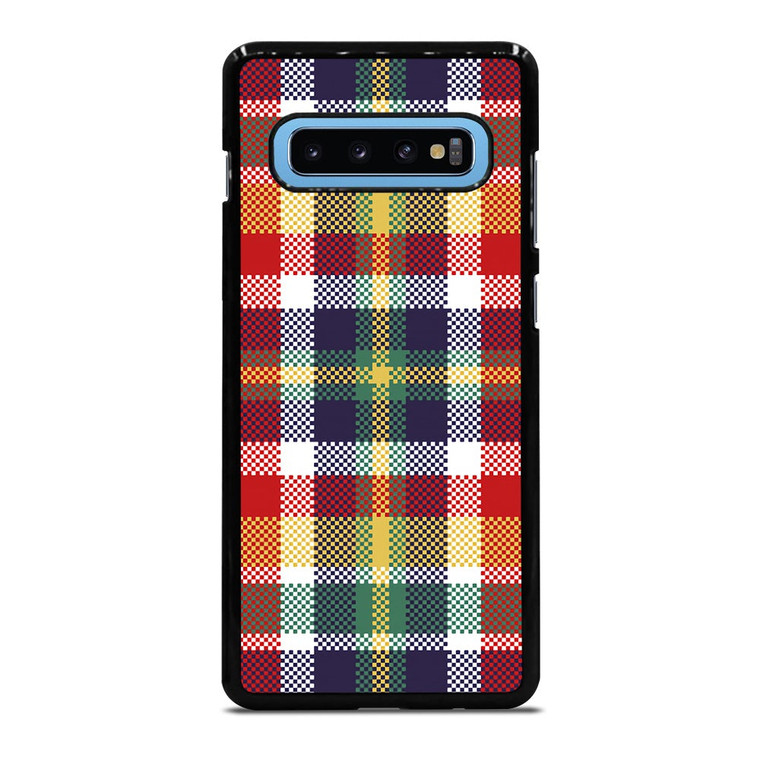 PIXELIZED TARTAN PATTERN Samsung Galaxy S10 Plus Case Cover
