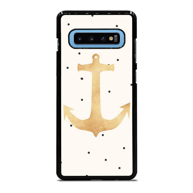 NAUTICAL ANCHOR POLKADOT Samsung Galaxy S10 Plus Case Cover