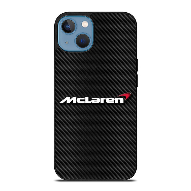MCLAREN LOGO CARBON iPhone 13 Case Cover