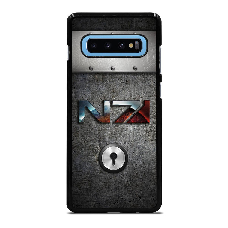 N7 MASS EFFECT METAL LOGO Samsung Galaxy S10 Plus Case Cover
