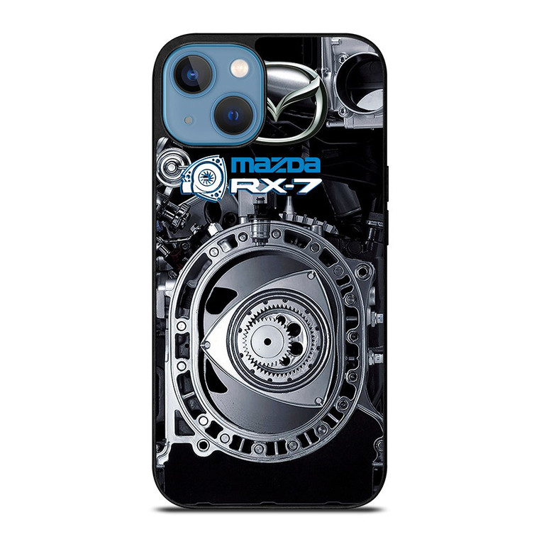 MAZDA RX-7 CAR ROTARY ENGINE iPhone 13 Case Cover