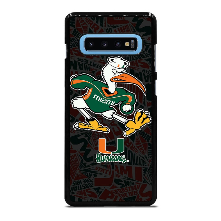 MIAMI HURRICANES UM FOOTBALL Samsung Galaxy S10 Plus Case Cover