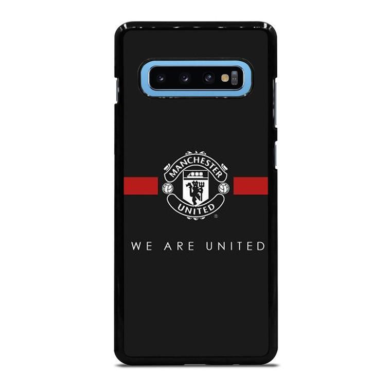 MANCHESTER UNITED BLACK Samsung Galaxy S10 Plus Case Cover