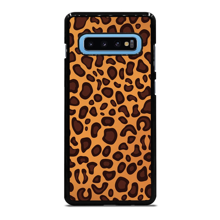 LEAPARD BROWN PATTERN Samsung Galaxy S10 Plus Case Cover