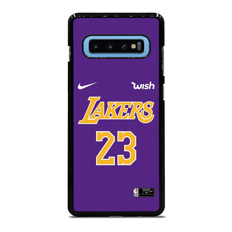 LA LAKERS LEBRON JAMES JERSEY Samsung Galaxy S10 Plus Case Cover