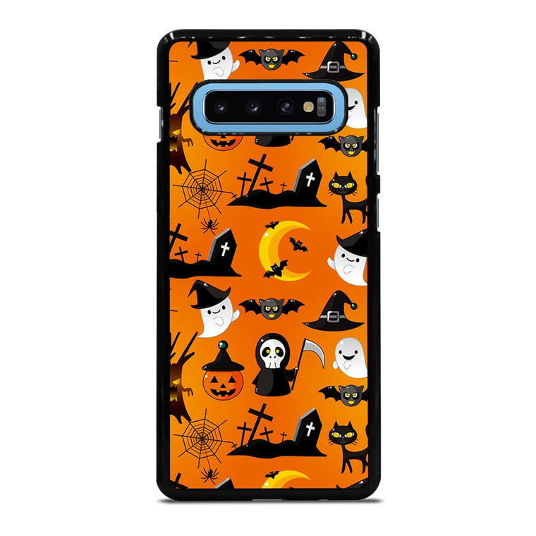 HAPPY HALLOWEEN CARTOON PATERN Samsung Galaxy S10 Plus Case Cover