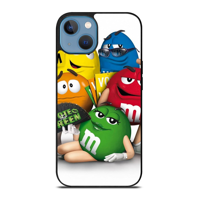 M&M'S CHOCOLATE MASCOT ALL iPhone 13 Case Cover