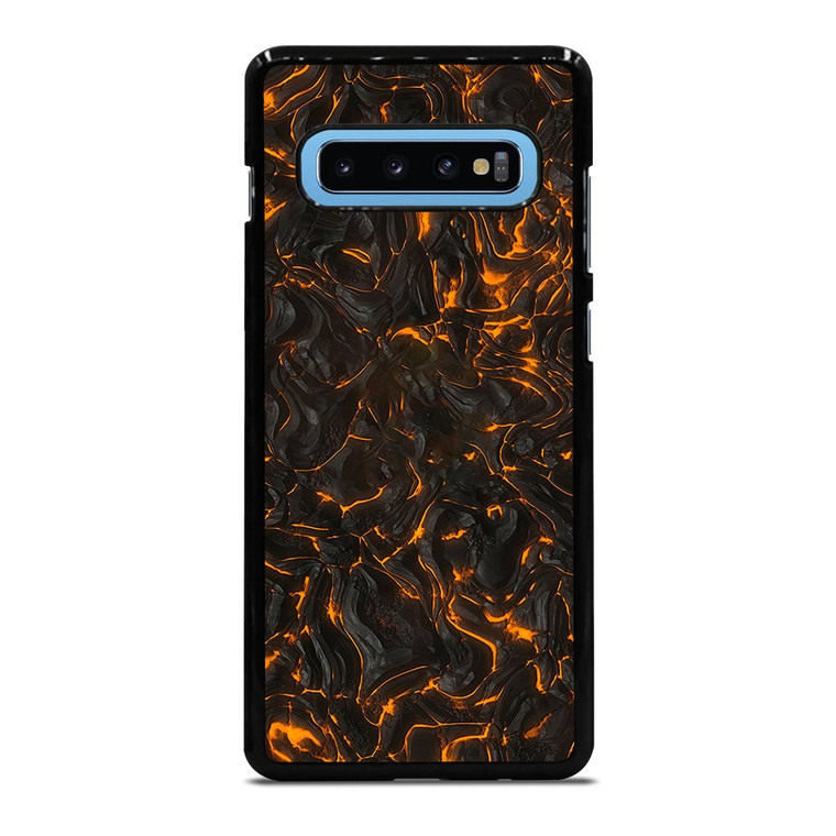 FIRE AND LAVA TEXTURES Samsung Galaxy S10 Plus Case Cover