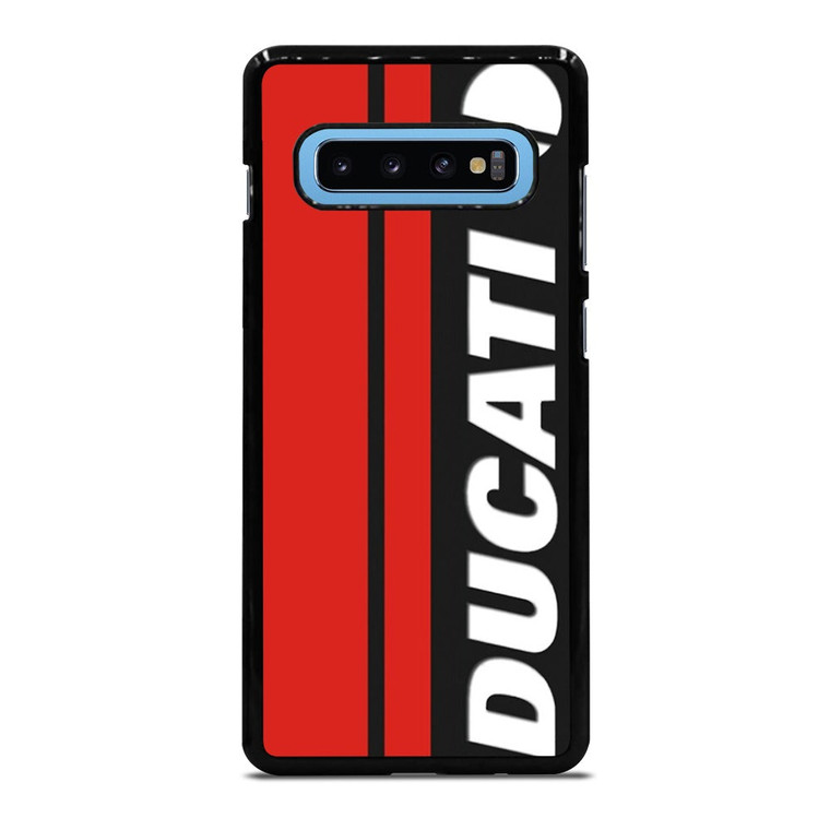 DUCATI MOTOR VERTICAL LOGO Samsung Galaxy S10 Plus Case Cover