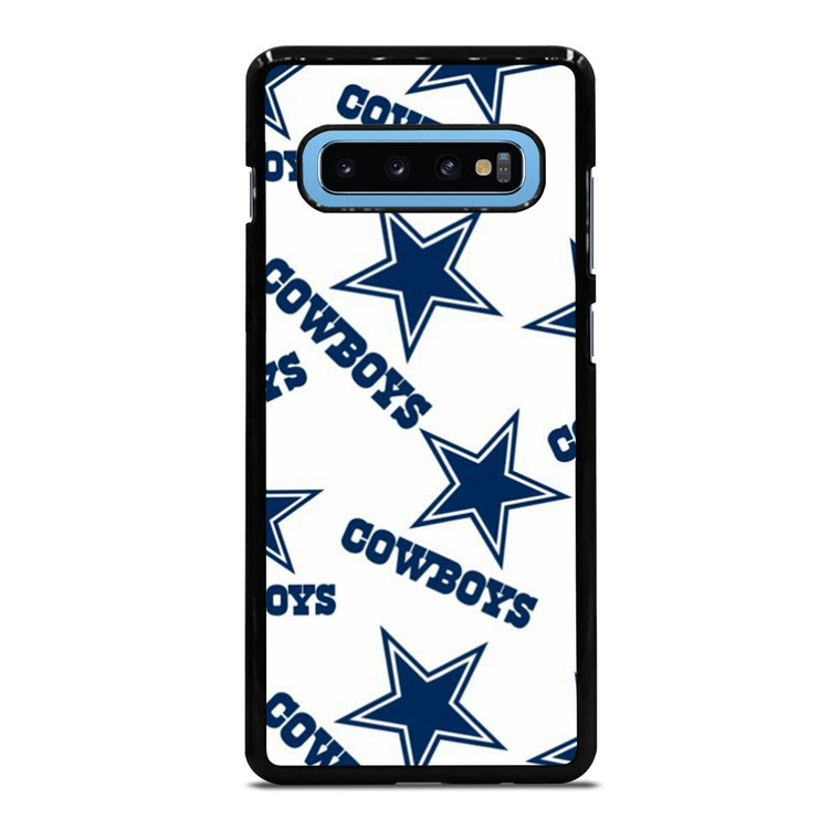 DALLAS COWBOYS LOGO PATTERN Samsung Galaxy S10 Plus Case Cover