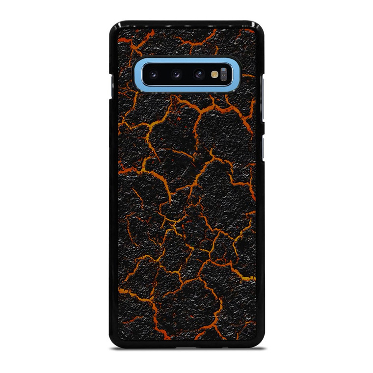 CRACKED LAVA TEXTURE Samsung Galaxy S10 Plus Case Cover