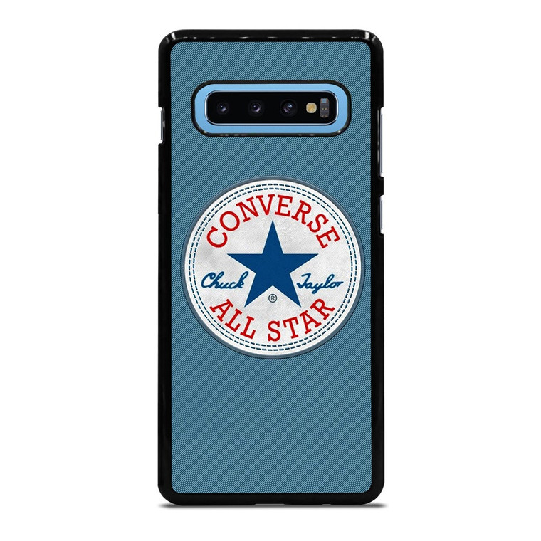 CONVERSE SNEAKERS LOGO BLUE Samsung Galaxy S10 Plus Case Cover