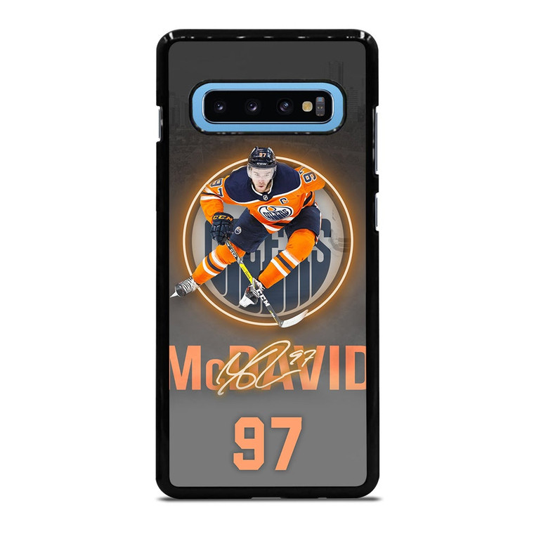 CONNOR MCDAVID EDMONTON OILERS PLAYER Samsung Galaxy S10 Plus Case Cover
