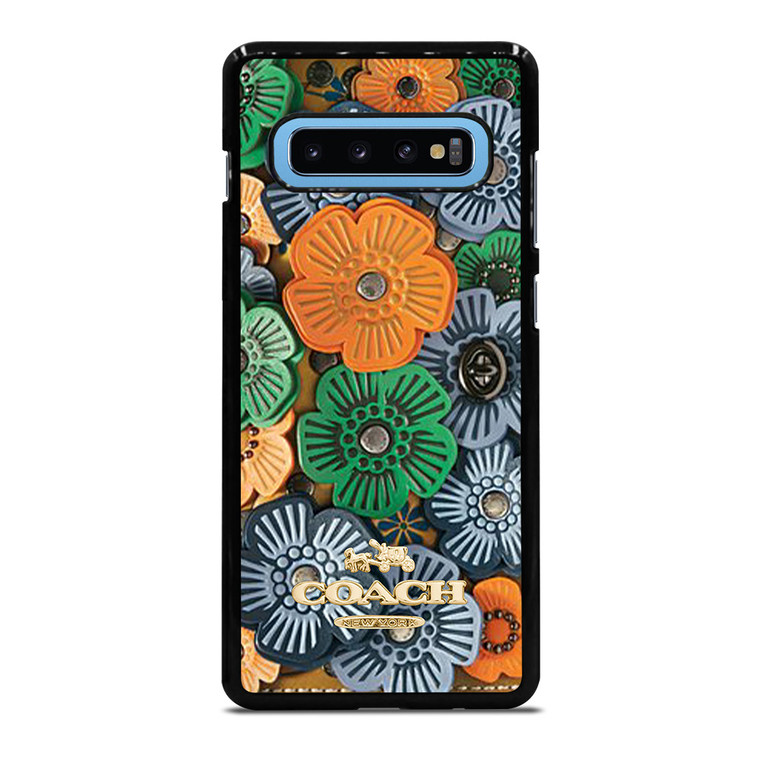 COACH NEW YORK TEA ROSE Samsung Galaxy S10 Plus Case Cover