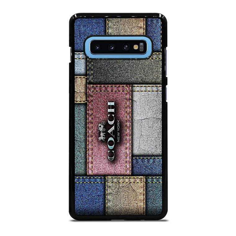 COACH NEW YORK LOGO JEANS  Samsung Galaxy S10 Plus Case Cover