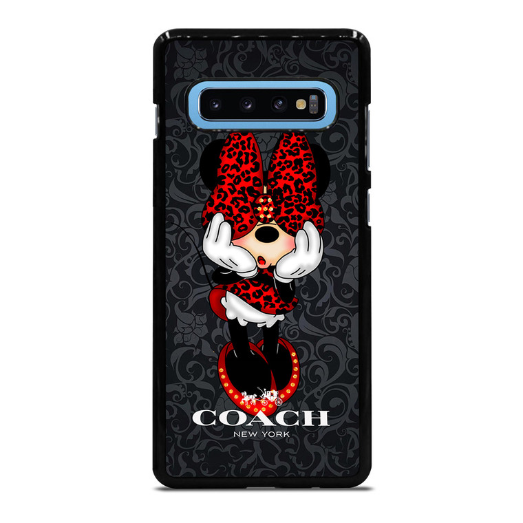 COACH MINNIE MOUSE CARTOON Samsung Galaxy S10 Plus Case Cover
