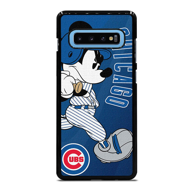 CHICAGO CUBS LOGO MICKEY MOUSE Samsung Galaxy S10 Plus Case Cover