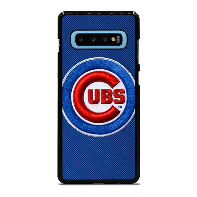 CHICAGO CUBS EMBOIRED LOGO Samsung Galaxy S10 Plus Case Cover CHICAGO CUBS EMBOIRED LOGO Samsung Galaxy S10 Plus Case Cover