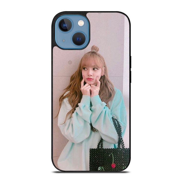 LISA BLACK PINK CUTE iPhone 13 Case Cover