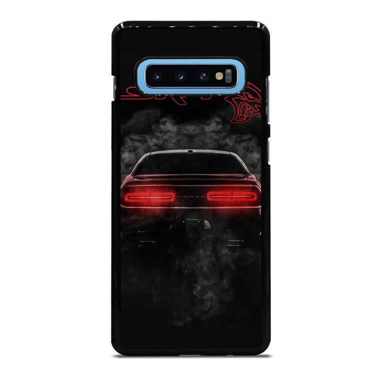 CHALLENGER HELLCAT BLACK DODGE SRT Samsung Galaxy S10 Plus Case Cover