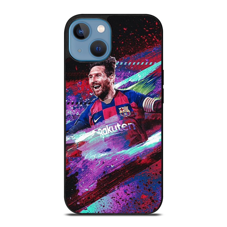 LIONEL MESSI BARCELONA ART iPhone 13 Case Cover