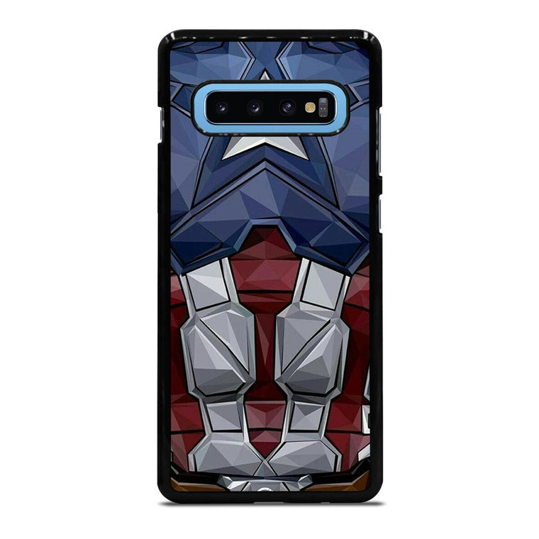 CAPTAIN AMERICA SUIT ARMOR AVENGERS Samsung Galaxy S10 Plus Case Cover