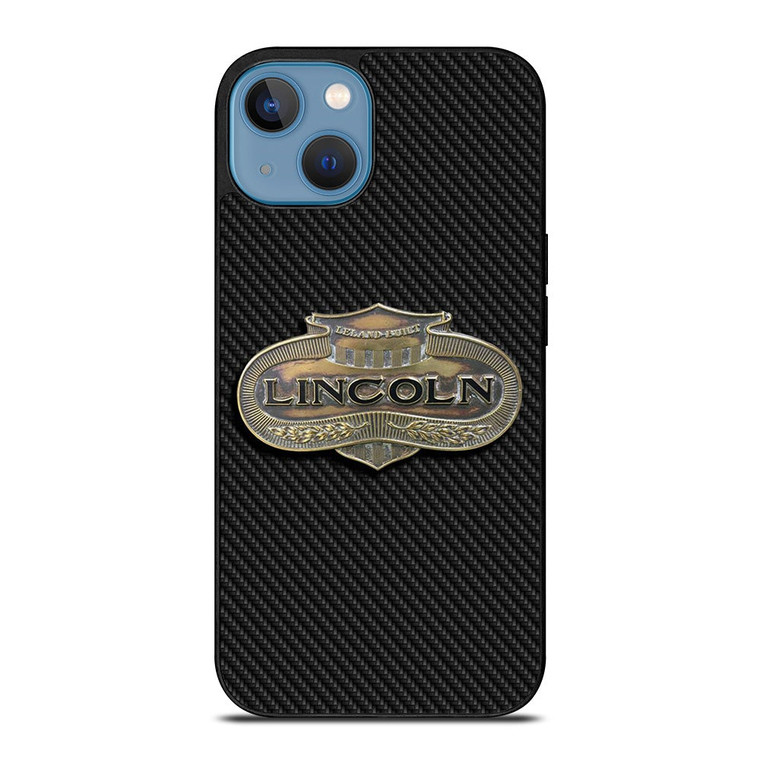 LINCOLN MOTOR LOGO CARBON iPhone 13 Case Cover