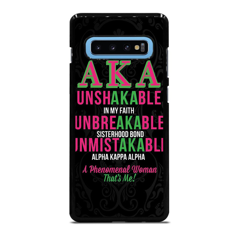 ALPHA KAPPA ALPHA QUOTE Samsung Galaxy S10 Plus Case Cover