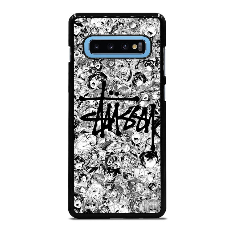 AHEGAO ANIME STUSSY Samsung Galaxy S10 Plus Case Cover