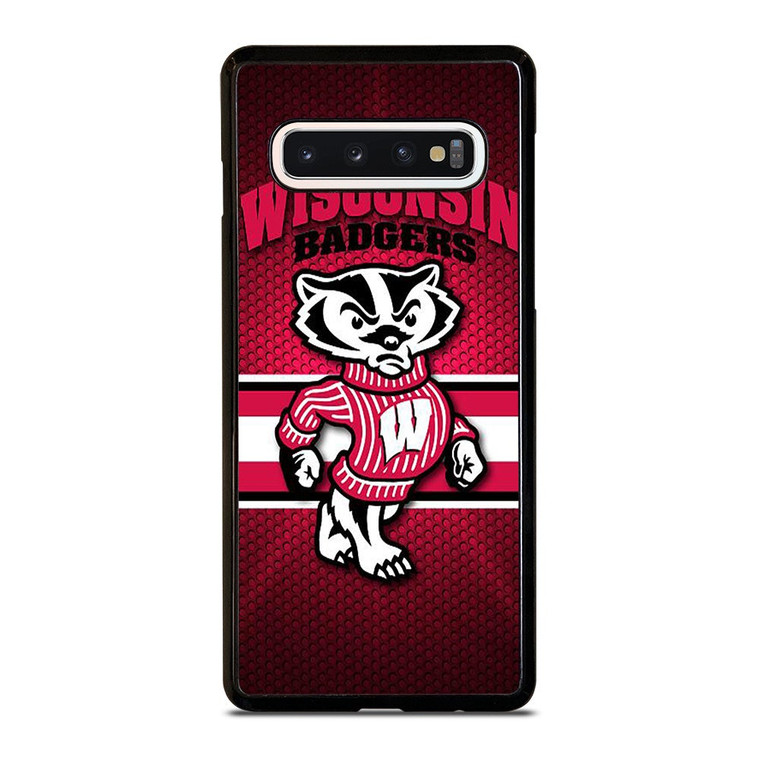 WISCONSIN BADGER FOOTBALL LOGO 2 Samsung Galaxy S10 Case Cover