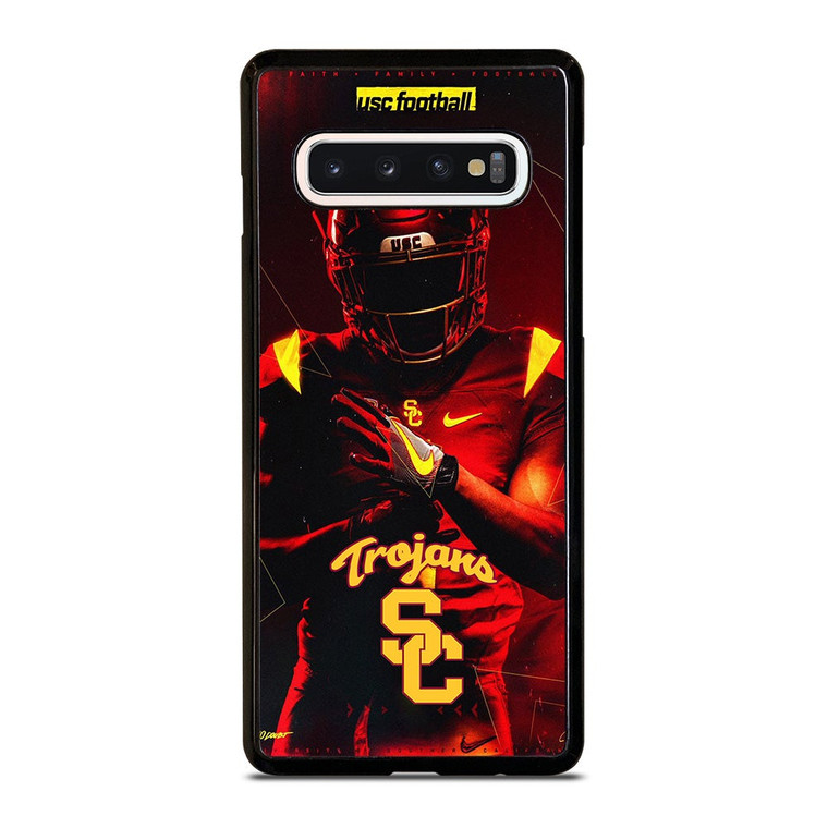 USC FOOTBALL TROJANS LOGO Samsung Galaxy S10 Case Cover