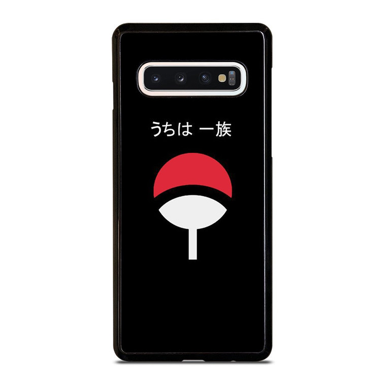 UCHIHA CLAN LOGO MINIMALIST Samsung Galaxy S10 Case Cover
